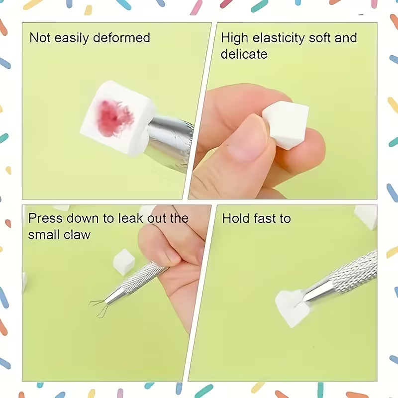 إسفنجة صغيرة لتطبيق طلاء الأظا - مراجعة Nail Art Ombre وسعره