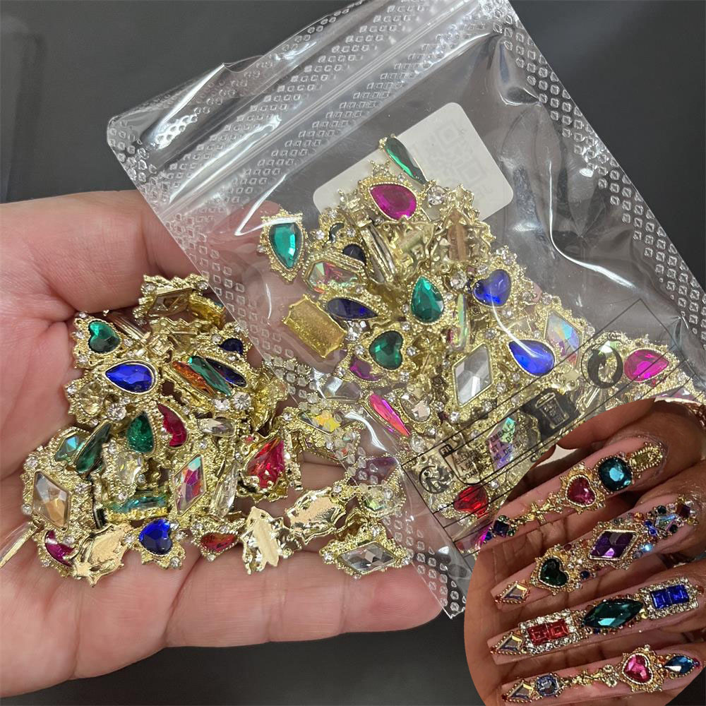 60 قطعة مزيج مسمار الفن الراين - مراجعة Nail Art Valentines Day وسعره