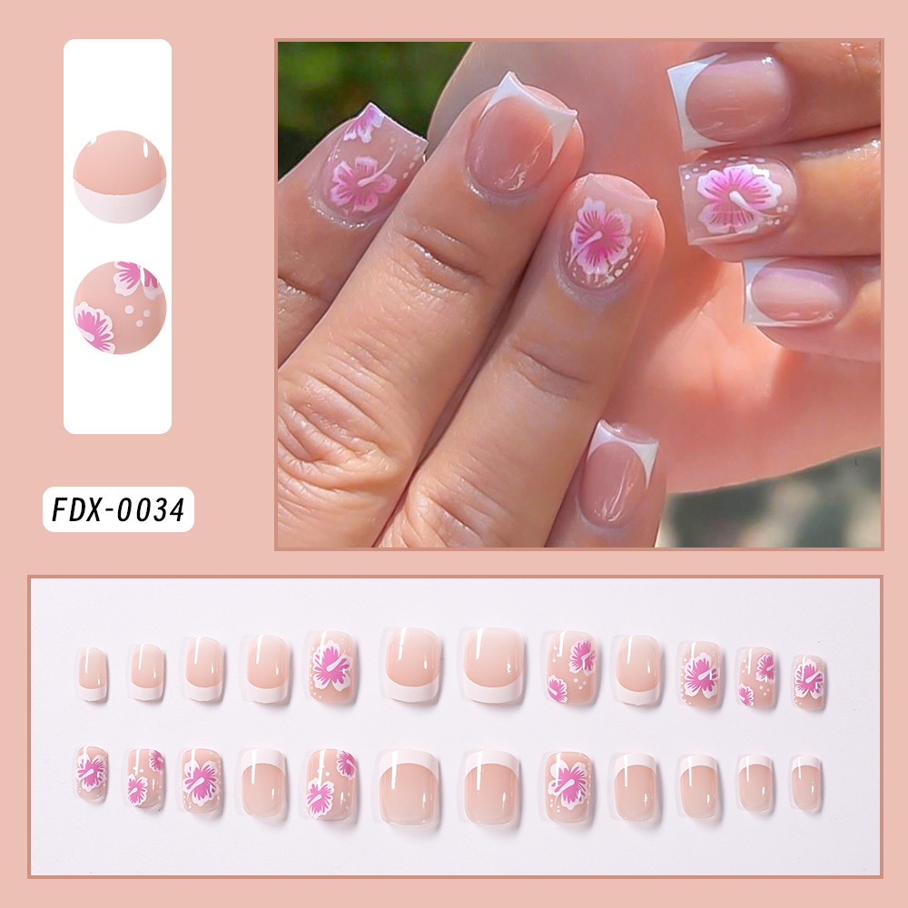 24 قطعة من الأظافر الصناعية عل - مراجعة Nail Art Press On وسعره